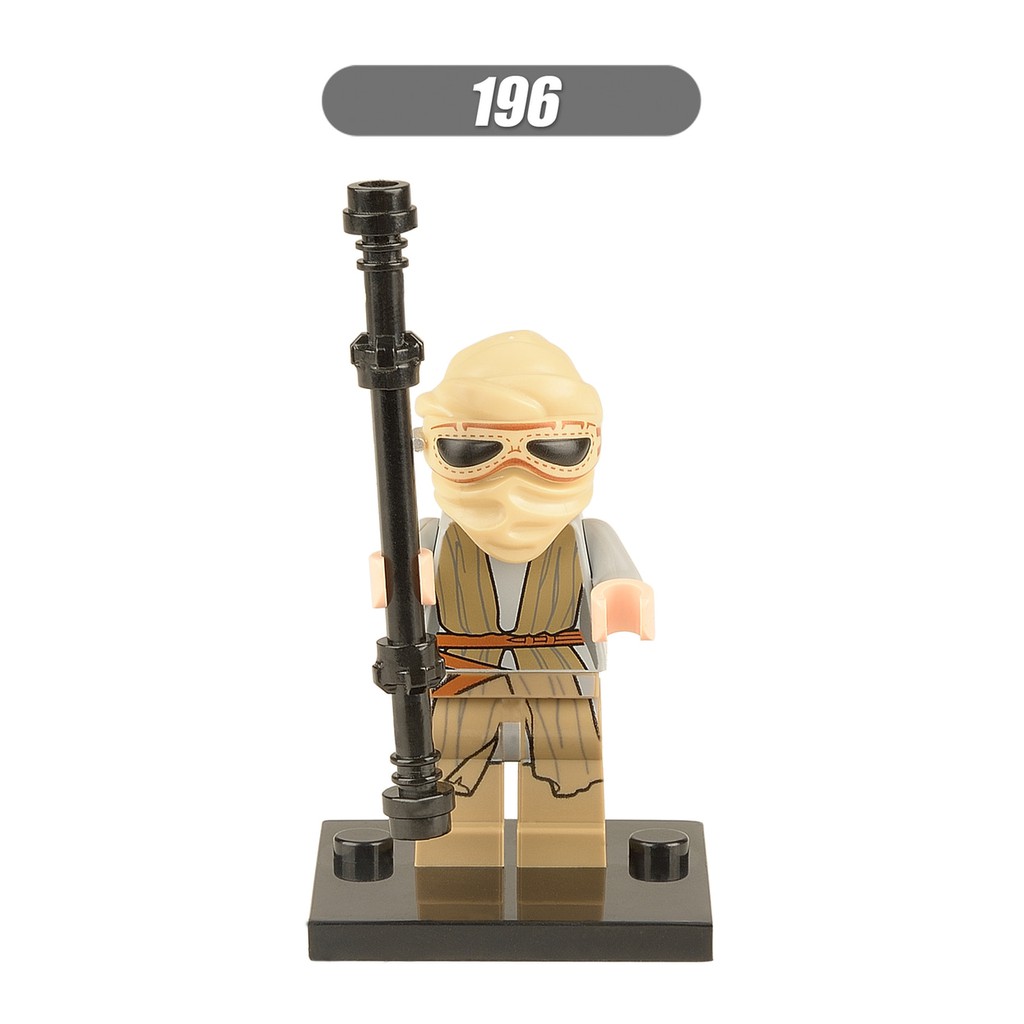 Rey 196 Star Wars Force Awakens Minifigure - Lego Kw Xinh - 73C639 - Original Asli