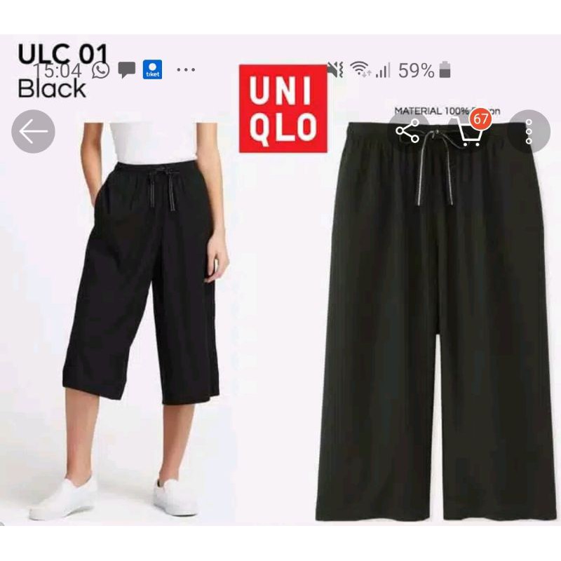 

Kulot Uniqlo Ory (gunting merk)