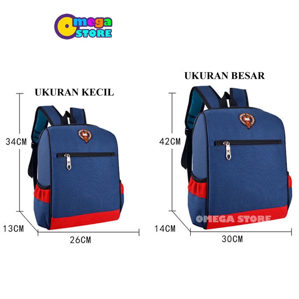 Tas Sekolah Anak Perempuan Anak Laki Laki Backpack Unisex Tas Ransel Anak Bahan Premium - 177