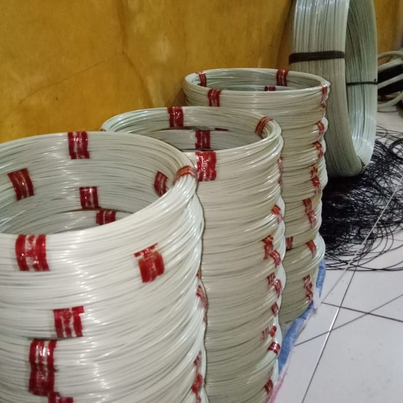 jeruji ruji fiber putih susu berat 1KG berbagai ukuran