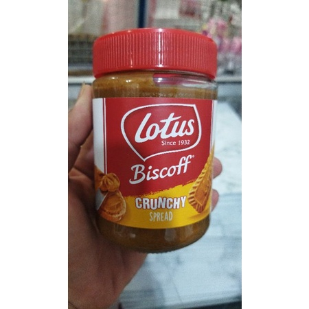 

Lotus Biscoff crunchy 380gr/spread olesan roti/spread caramel