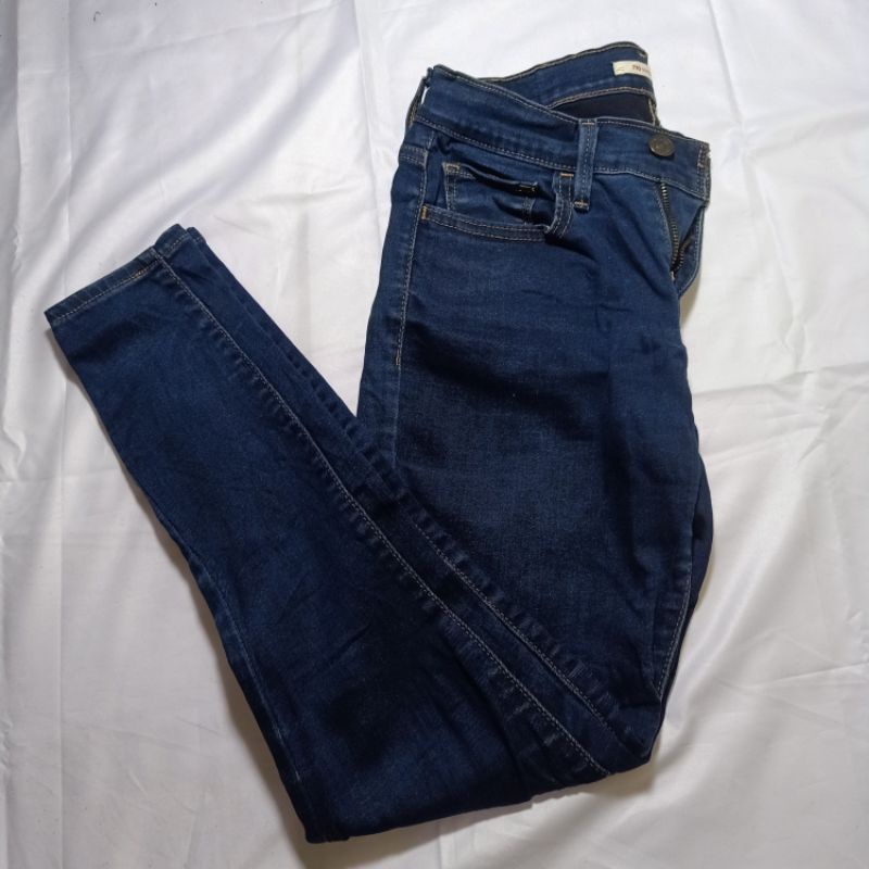Skiny Jeans Levis cewek second preloved bekas (710 super skiny)