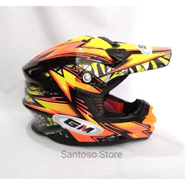 Helm Trail GM Super Cross Flash Orange