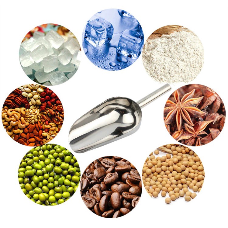 Sekop Sendok Es Skop Es Batu Serokan Tepung Biji Kopi Beras Stainless