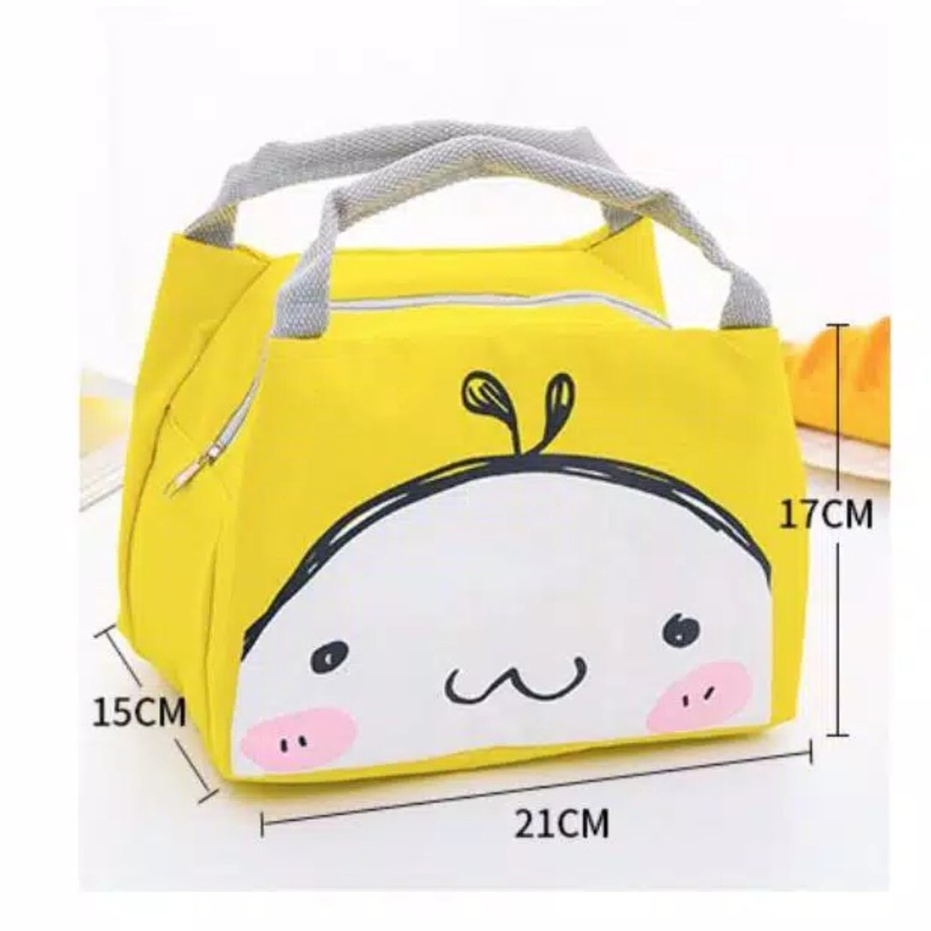 [NEW] LUNCH BAG / TAS BEKAL / TEMPAT SIMPAN BEKAL KARAKTER LUCU