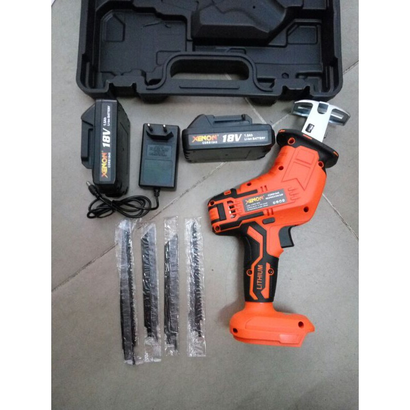 xenon CDRS 1845 mesin reciprocating saw cordless gergaji dc CDRS1845