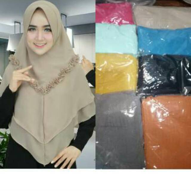 Hijab syari pet antem kriwil