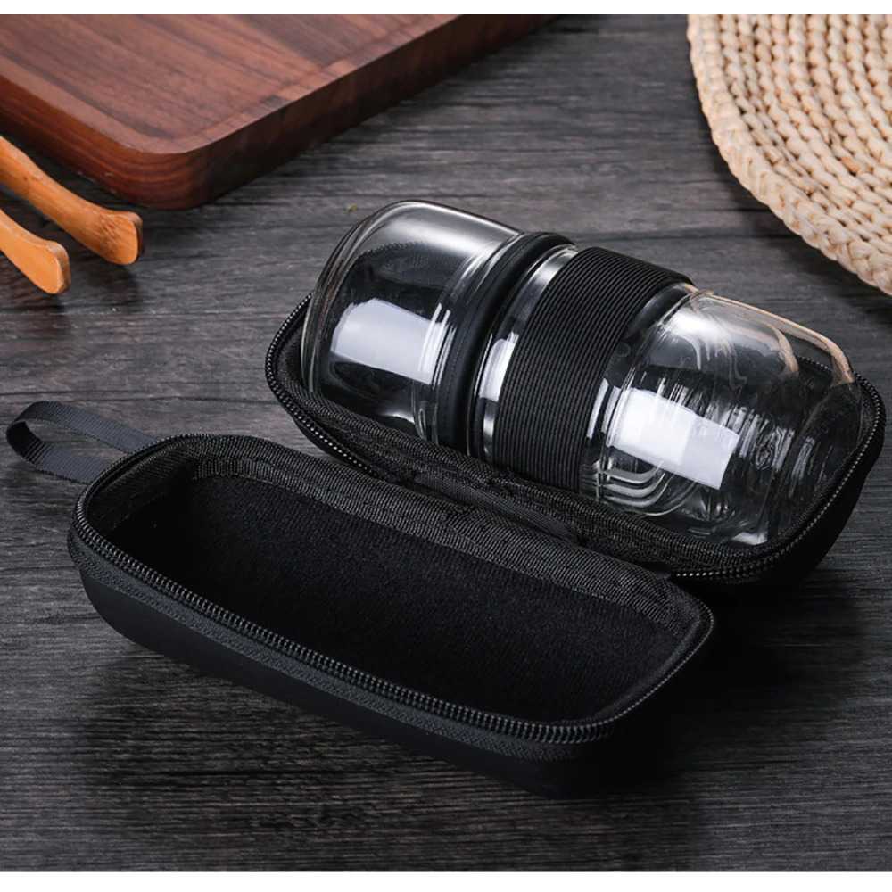 Homadise Gelas Teh Chinese Teapot Glass 350ml with Case