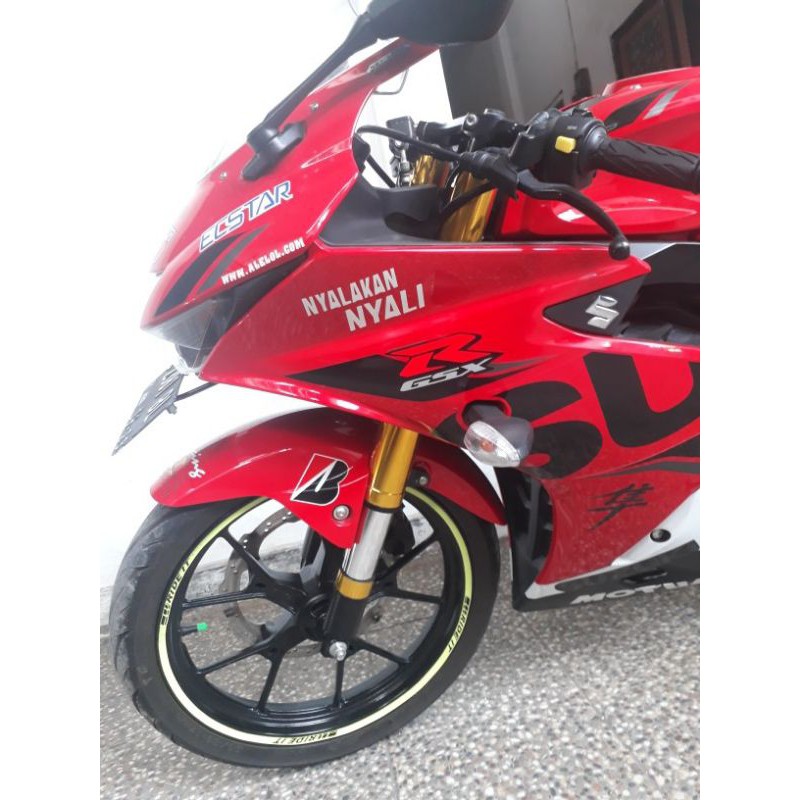 Cover shock USD GSX 150R , cover shock depan gsx model atas bawah