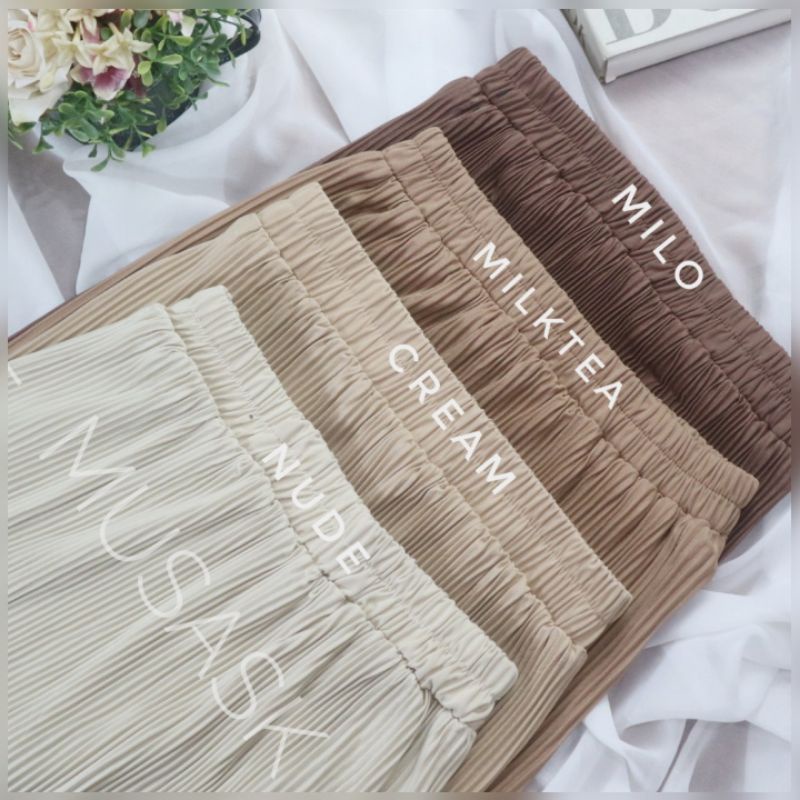 ROK SPAN PLISKET LIDI / ROK PLISKET SPAN / KODE 08