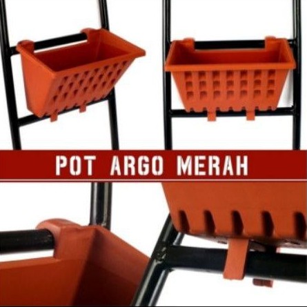 Pot gantung argo 01 merah