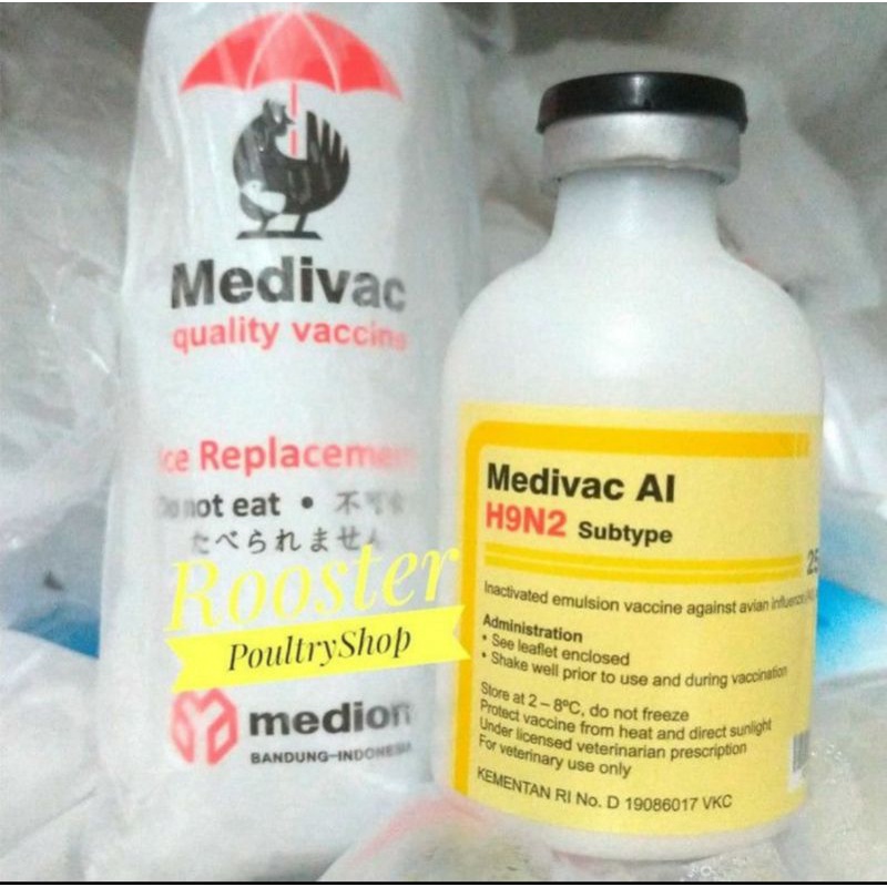 Vaksin Ayam Medivac AI H9N2 Subtipe H9N2