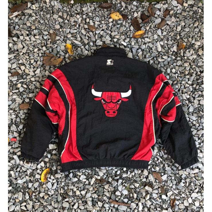 jaket vintage starter chicago Bulls rare