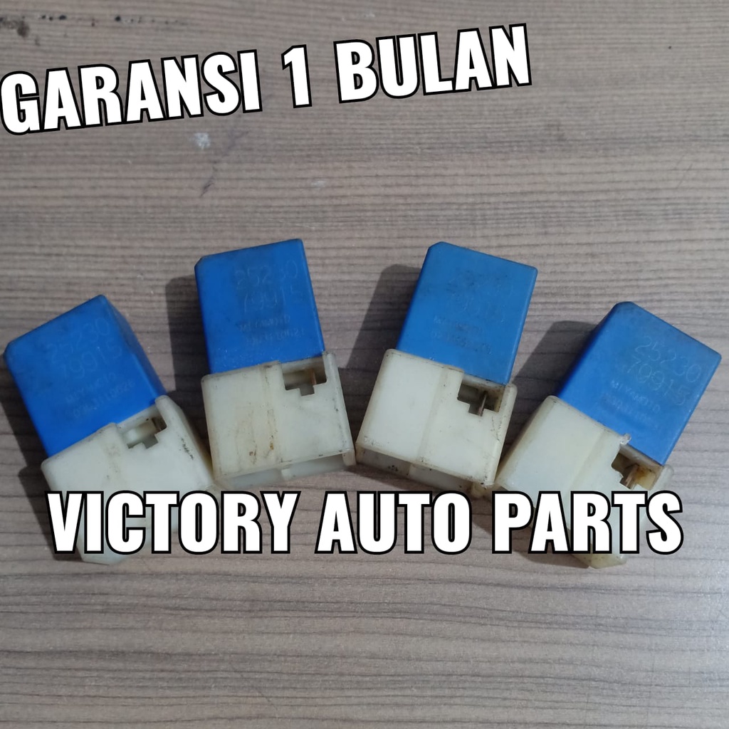 Relay biru kaki 4 12Volt nissan X-trail-LIvina-Serena ORI COPOTAN