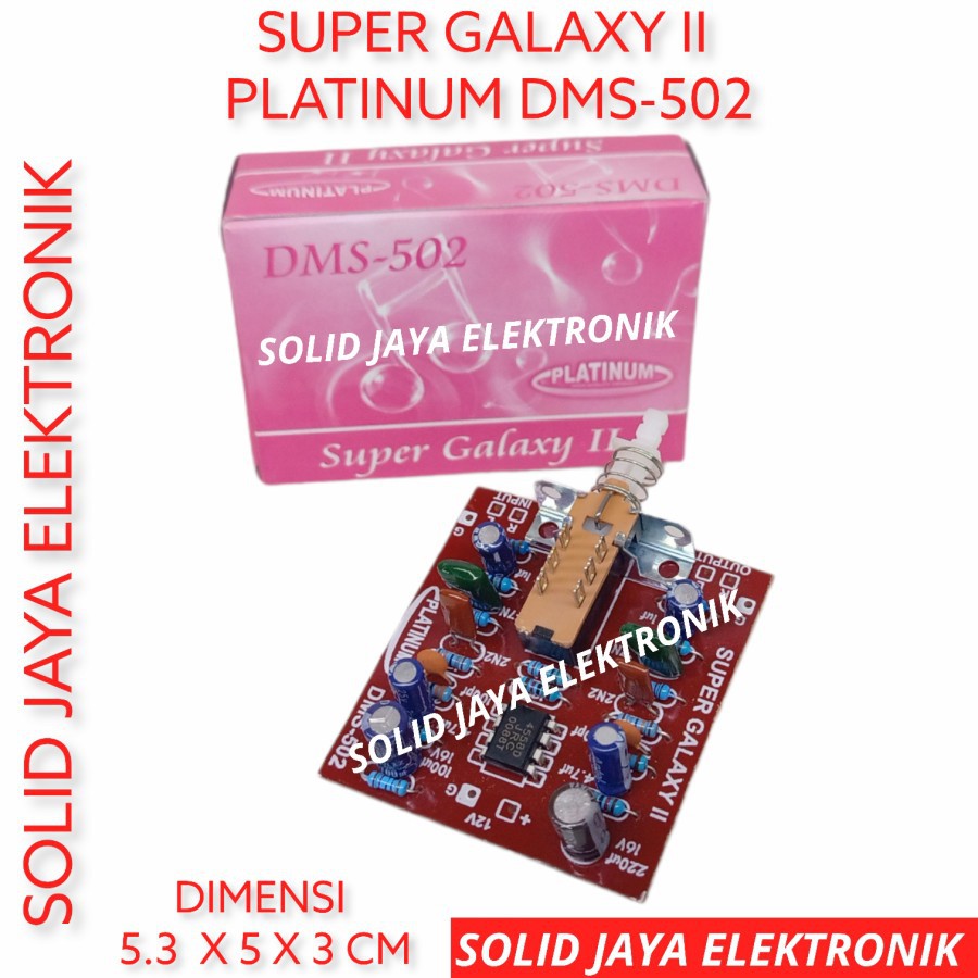 KIT SUPER GALAXY GALAXI JRC4558 II LOUDNESS DMS 502 DMS502 DMS-502 JRC 4558 1 IC JRC-4558 PLATINUM ORIGINAL ORI ASLI