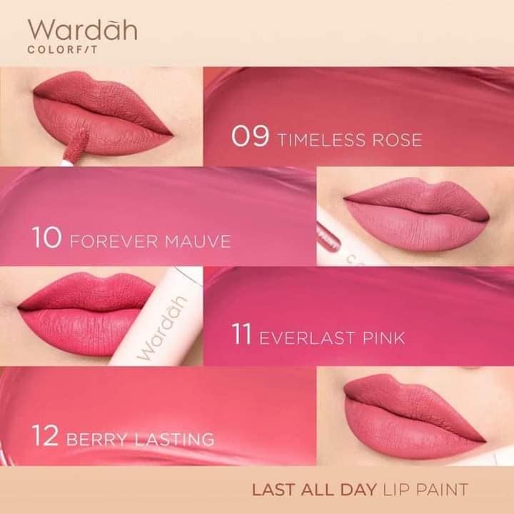 Wardah Colorfit Last All Day Lip Paint 4.2gr