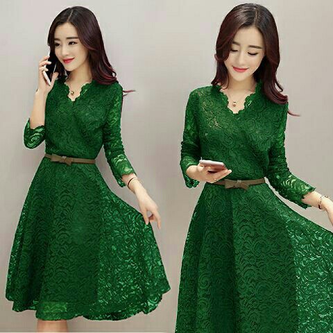 HCL DRESS CHABIA / DRESS WANITA / DRESS BRUKAT / DRESS MERAH / OLSHOP TERMURAH / FREE ONGKIR