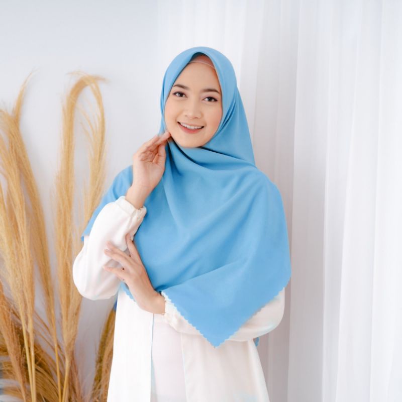 SQUARE LASERCUT SYARI 130 CM / SEGIEMPAT LASER CUT JUMBO / HIJAB JUMBO / JILBAB SYARI