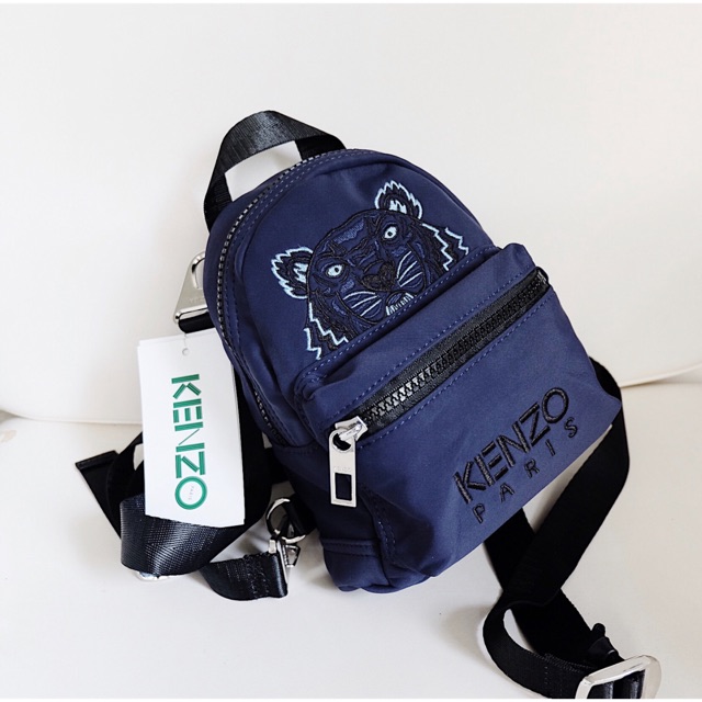 kenzo black mini tiger backpack