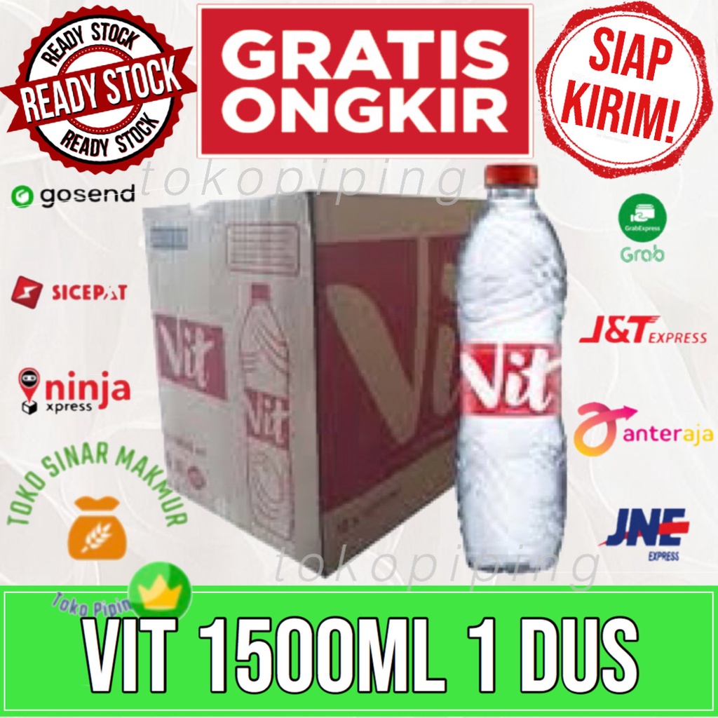 

VIT Air Mineral 1500ml 1 Dus isi 12 Botol