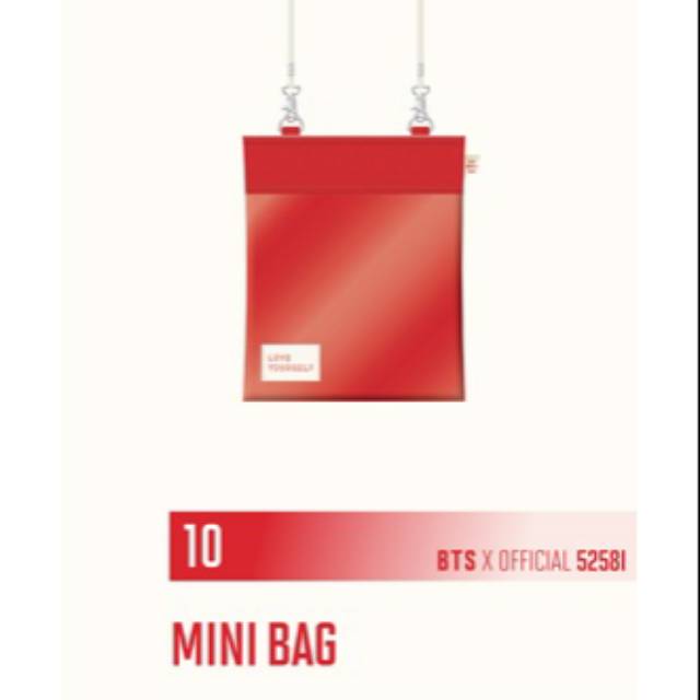 MINI BAG - BTS OFFICIAL MD LOVE YOURSELF