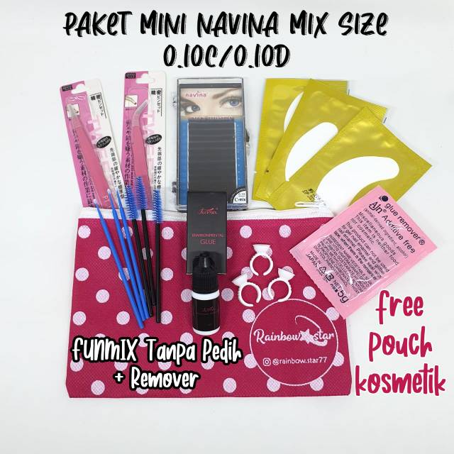 Paket Mini Eyelash Extension / Paket Eyelash Extension + Remover