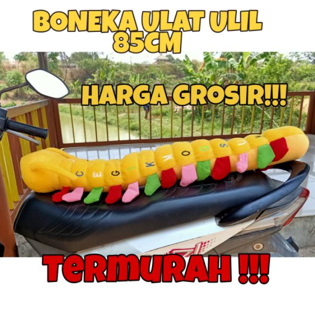 BONEKA ULIL JUMBO 85CM ULAT PANJANG