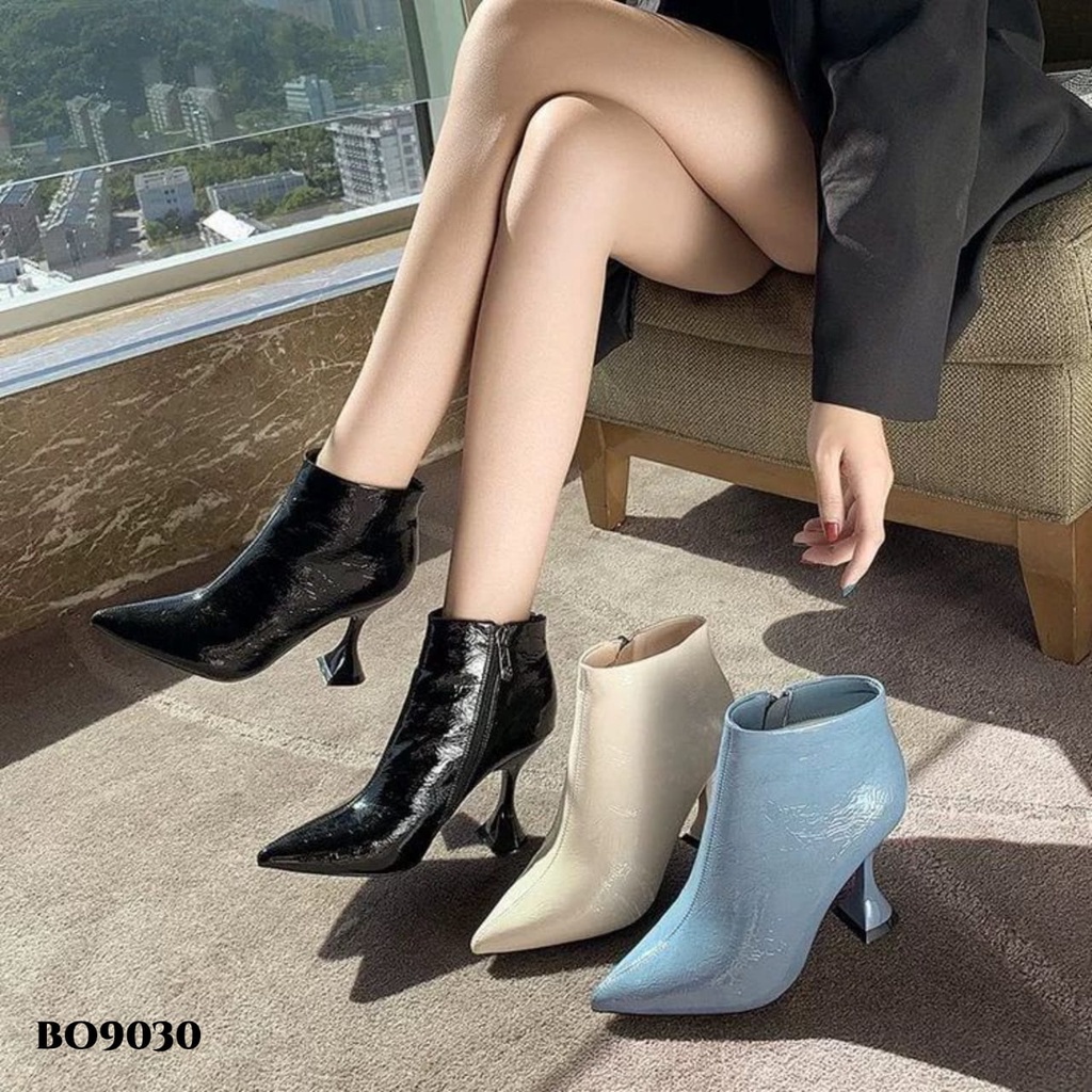 WYN SEPATU HEELS BOOTS KOREA TERKINI BO9030