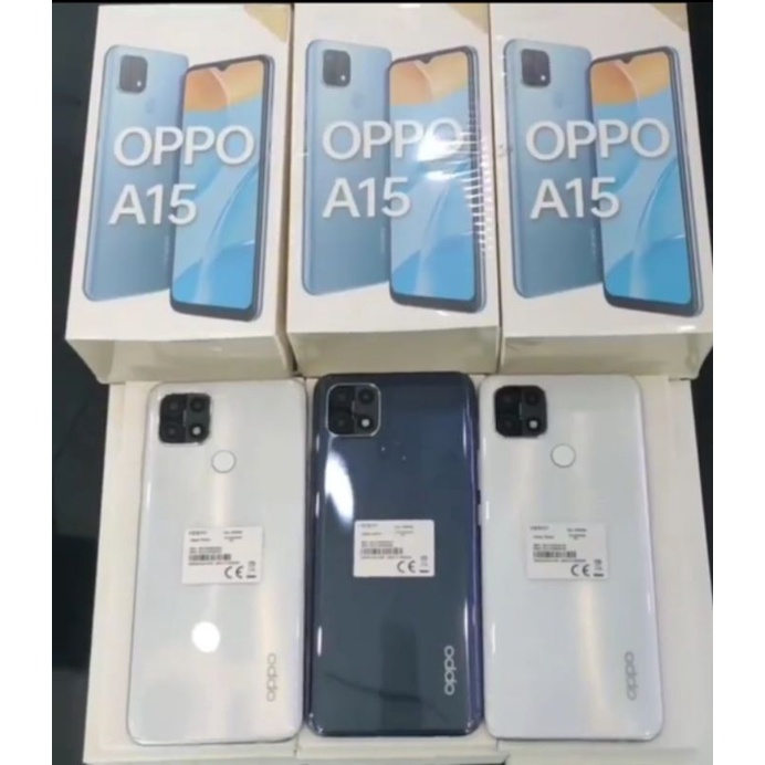 OPPP A15 RAM 3/32 & OPPO A15s 4/64 FULLSET MULLUS GARANSI RESMI