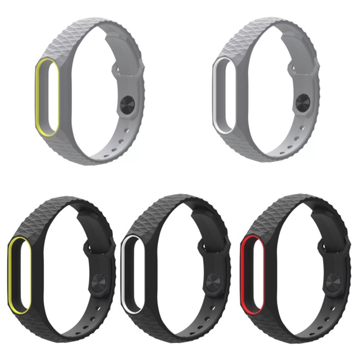 MI Strap Silicone Mijobs Aurora Mi Band 2 Gelang tali  Original 2warna