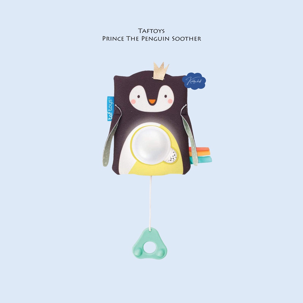 Taf Toys Prince The Penguin Baby Soother - mainan bayi
