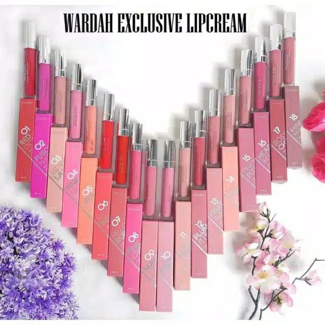 Lipcream Wardah Exlusive Matte Terjangkau Original