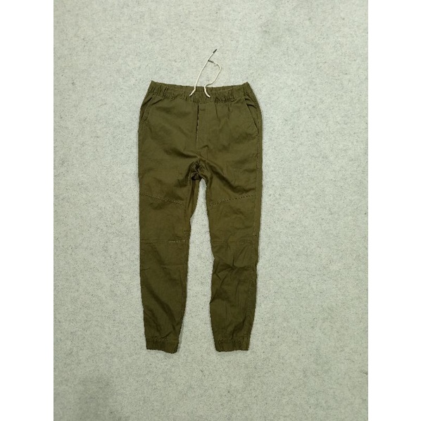 JOGGER PANT DIVIDED H&M PRIA SECOND ARMY PUCAT