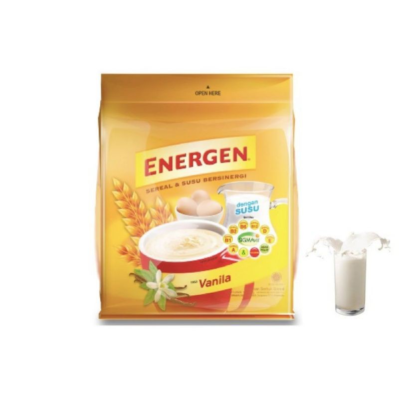 

Energen Vanilla Pouch (10 Sachet x 29 gr)