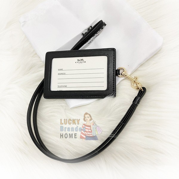 

Gilaa!!! (100% Original) Ch Id Lanyard Colorblock Signature Canvas Black Trendi