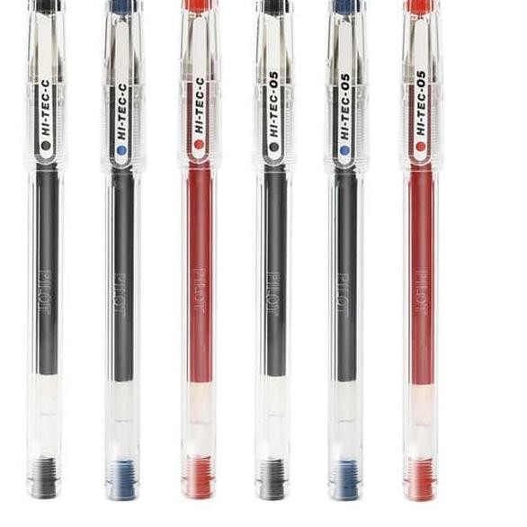 

♀ Pen Hi-Tec Pilot 0.3/0.4 Hitam/Biru - 0.4, Hitam ➬