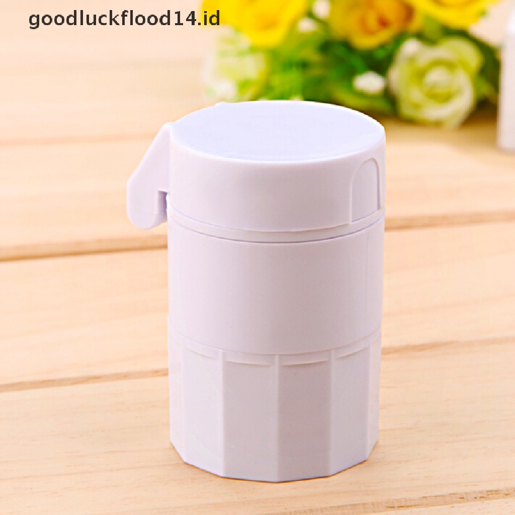 [OOID] portable organiser 3-in-1 pill cutter medicine splitter hold storage box pill ID