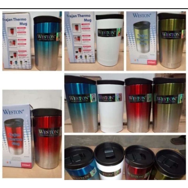 Tumber stainless steel Weston 350ml/Mug Weston tahan panas&dingin warna Rendom