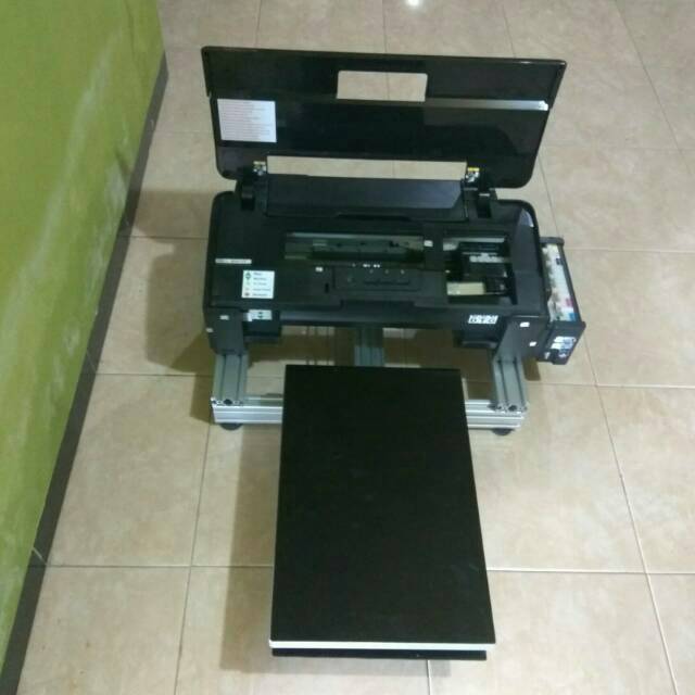 Mesin sablon kaos printer DTG A3 epson stepper system