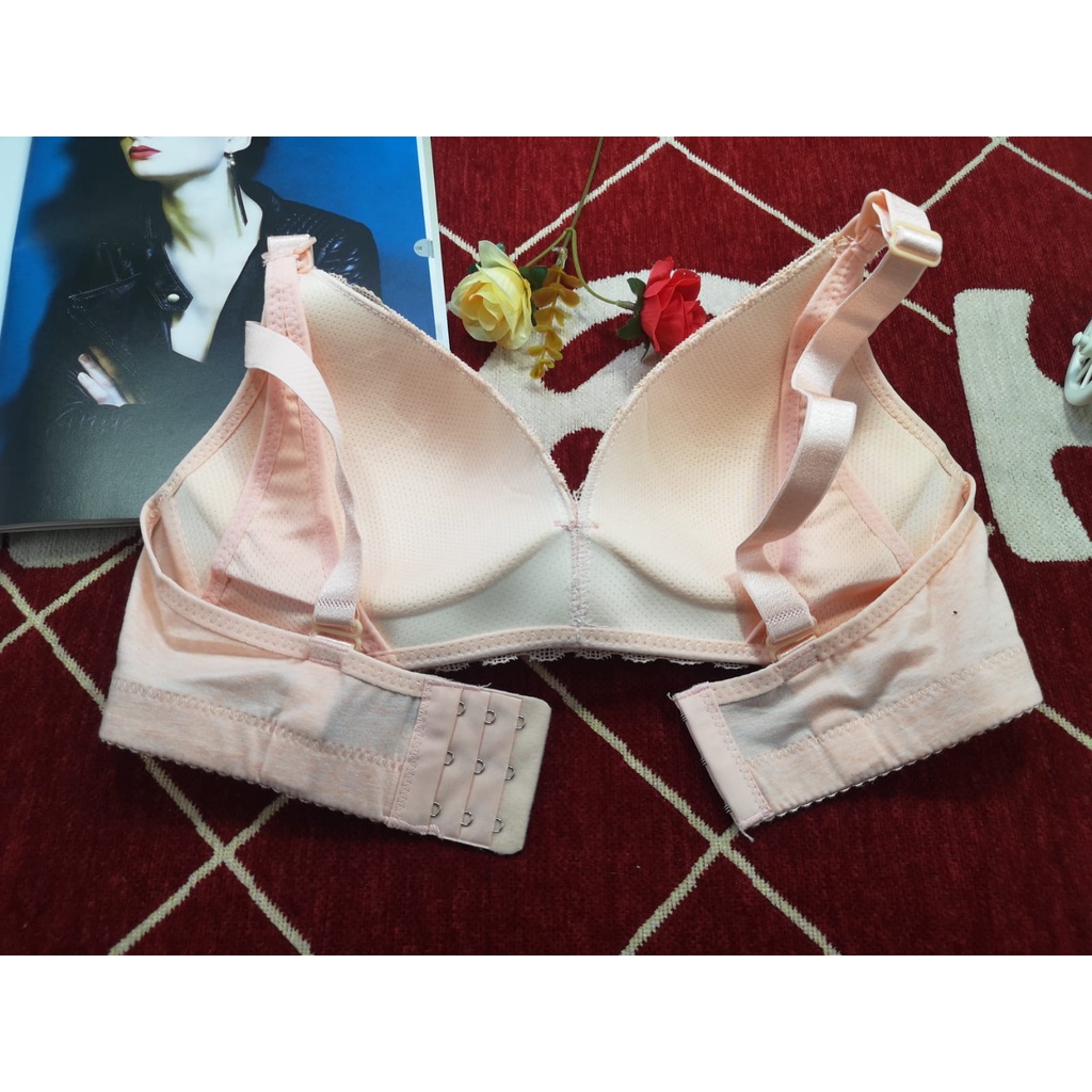 Bra/BH menyusui Import 617# Busa Tipis Tidak ada Kawat Kain Lembut