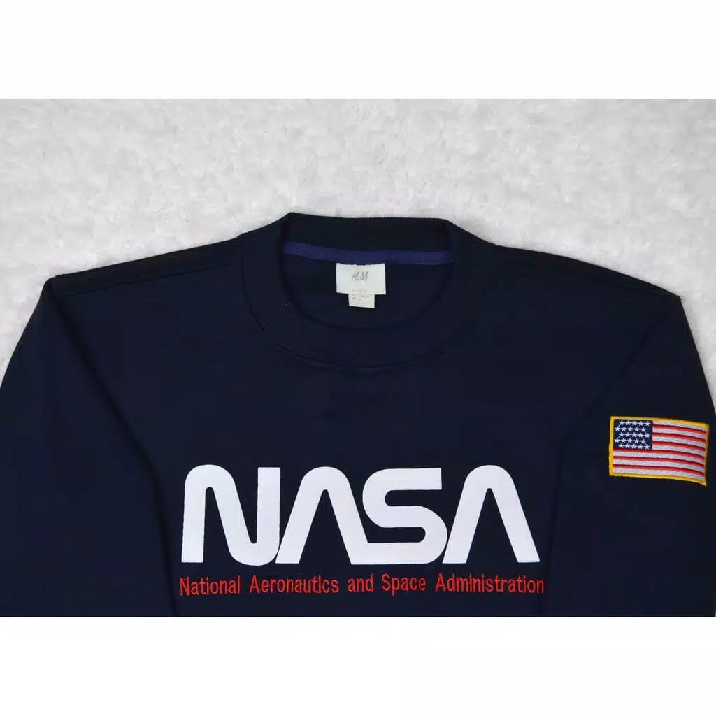 Sweater Crewneck NASA H&amp;M Script