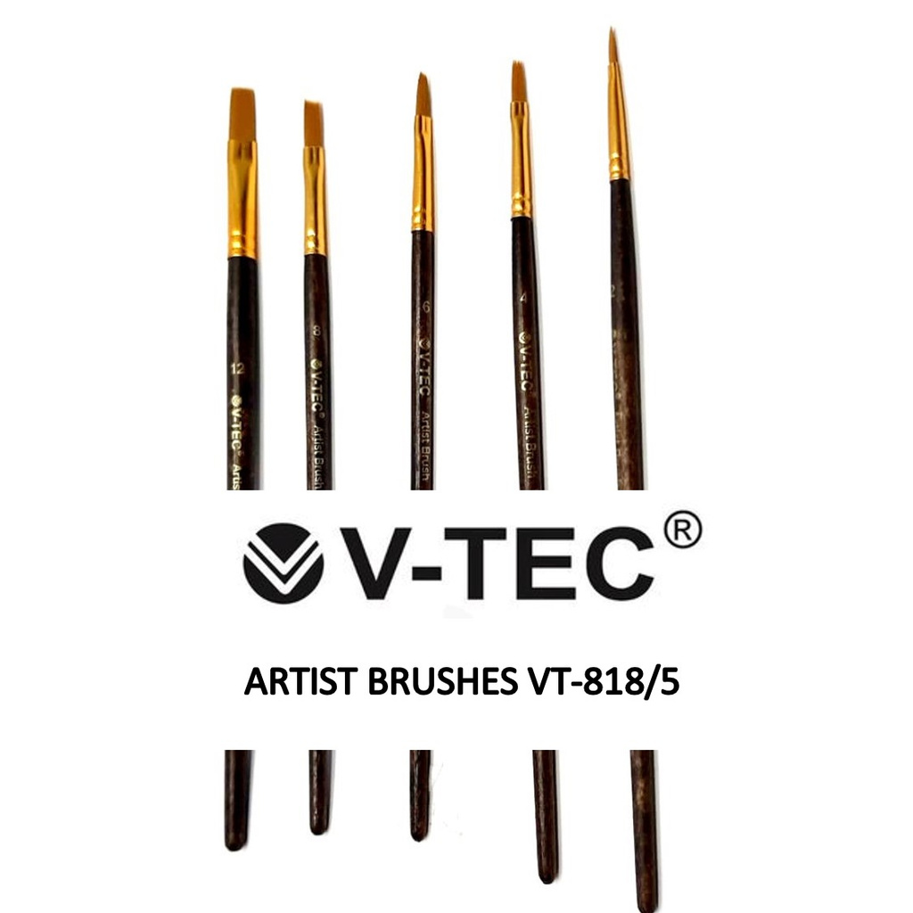 

V-TEC KUAS ARTIST BRUSHES VT-818/5