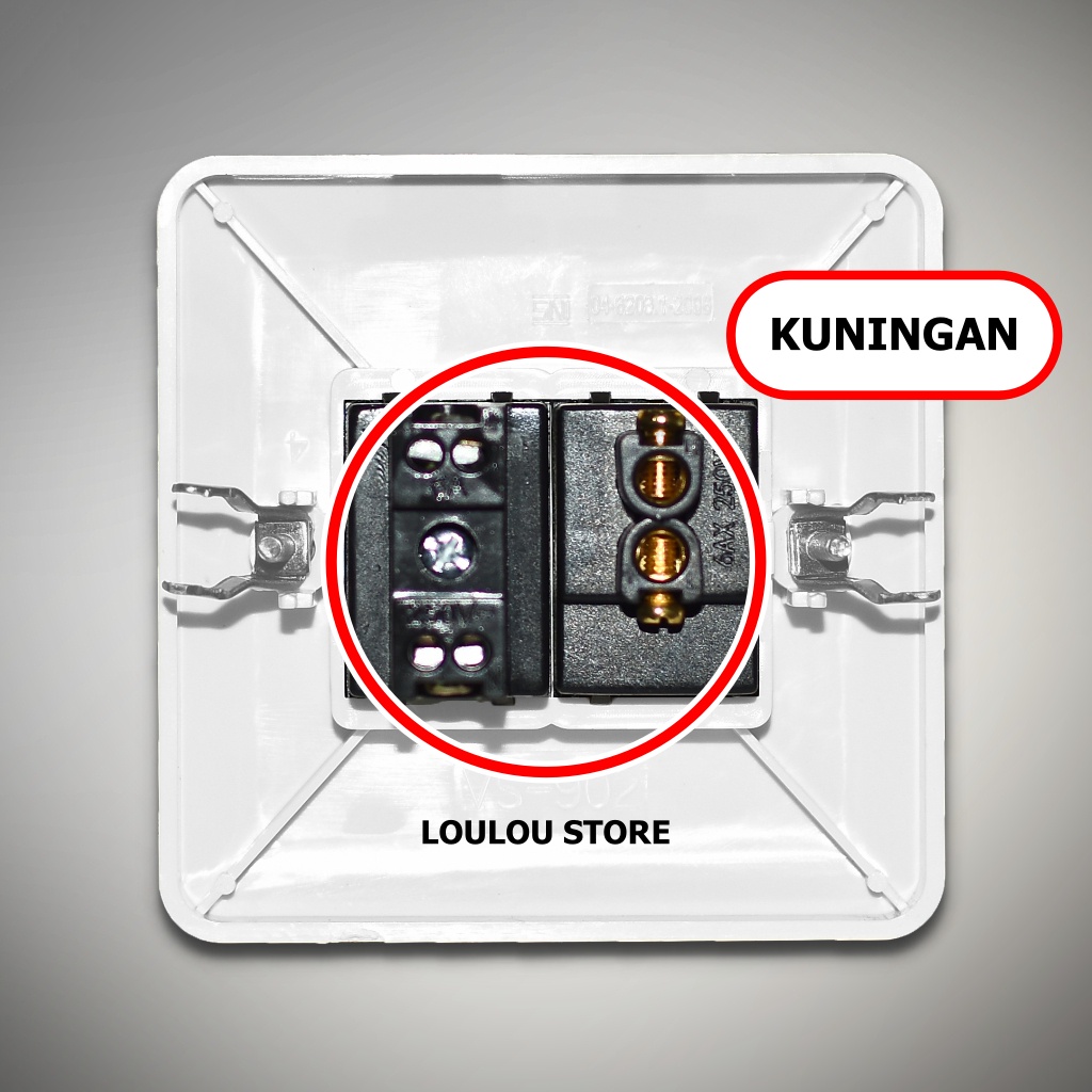 Stop Kontak Saklar Engkel Inbow Single VISICOM VS 903 VS903 VS-903