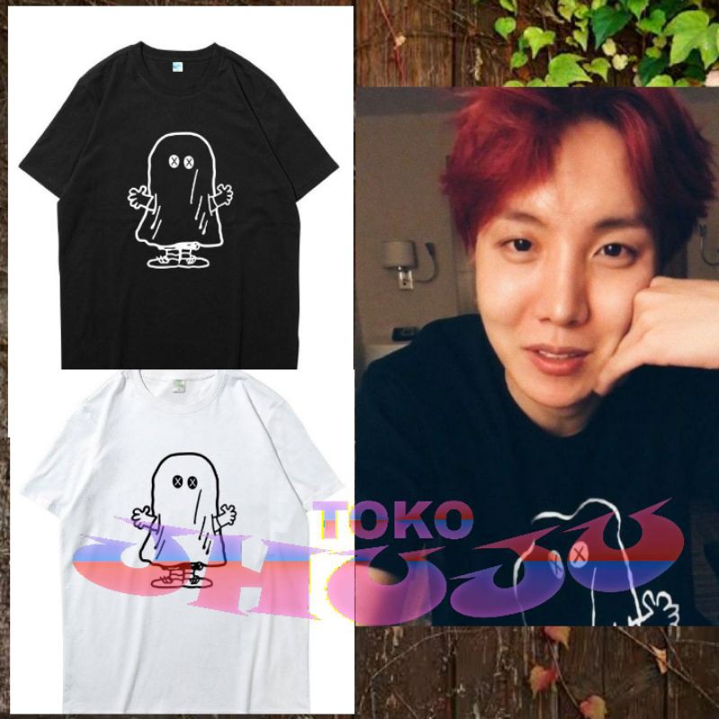 Baju Kaos BTS J-Hope GHOST Cartoon