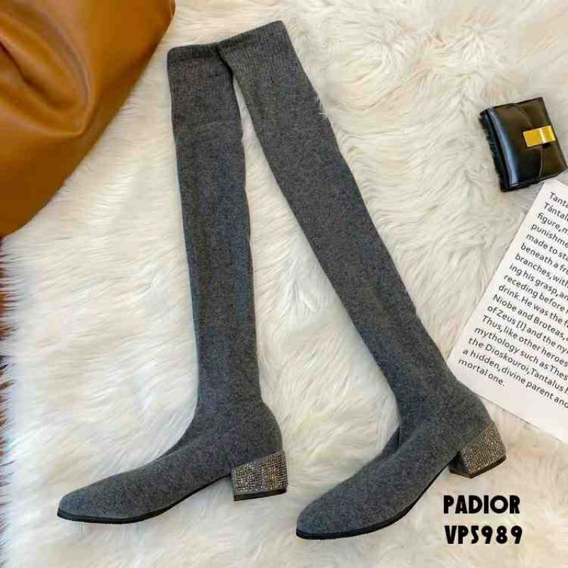 Boots winter overknee elastic PADIOR SHOES heels diamond VP5989