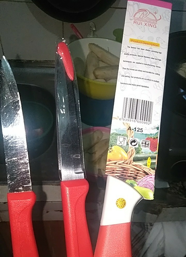 Pisau Dapur Pemotong Buah Sayur Stainless / Pisau Pengupas Buah Sayuran