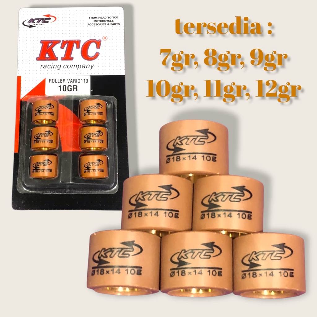 roller KTC original/roller ktc racing ori ktc roller nmax/aerox,mio,vario110/125/150,beat,pcx,dll