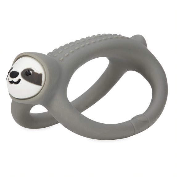 Nuby Baby Teether Loopy Legs Mainan Gigitan Bayi Silikon Sloth