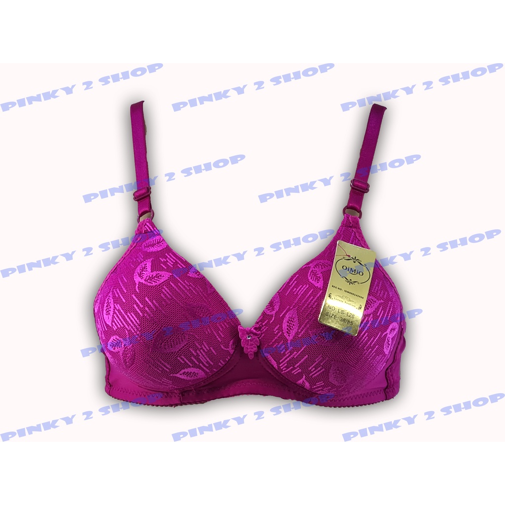 BRA BH IMPORT BUSA TIPIS BERCORAK SIZE 36-42