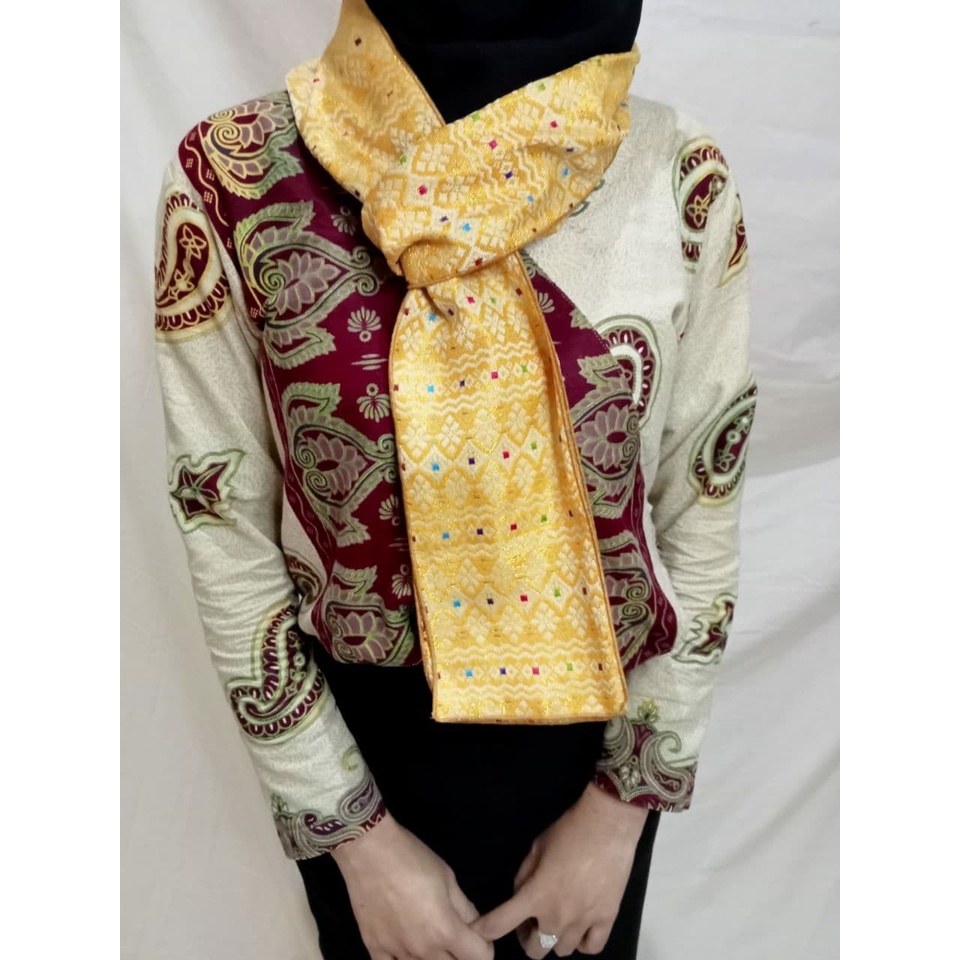 Syal Songket Palembang Bermacam Warna & Motif Songket Pash-1